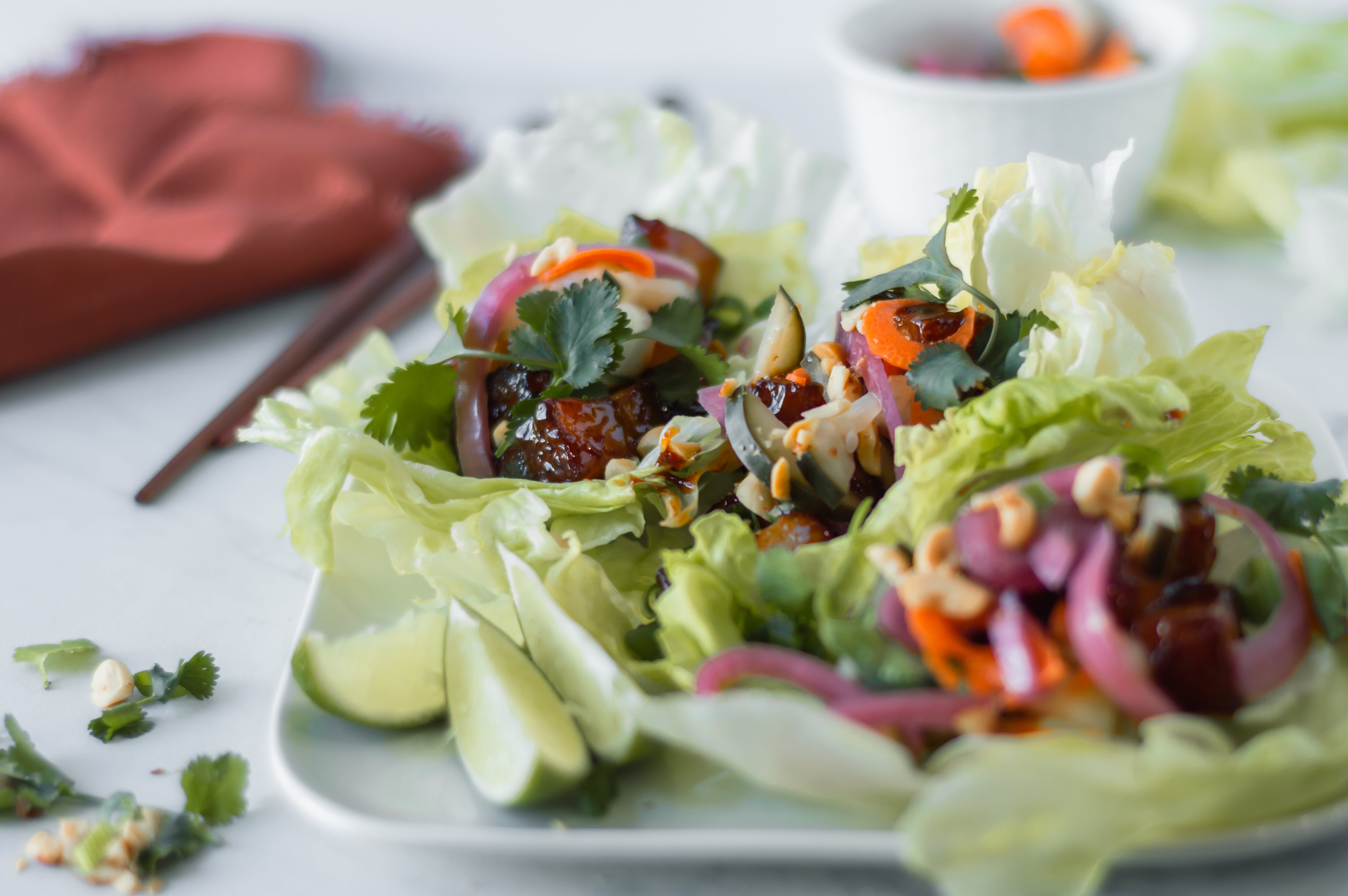 Pork Belly Lettuce Wraps